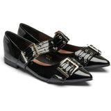 SHOES Livia dame ballerina sko 9725 Shoes Black