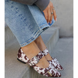 SHOES Livia dame ballerina sko 9725 Shoes Cow