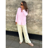 LULULIA Lululia Dame Bukser LuChloe 62671 Pant Yellow/White