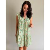 LULULIA Lululia Dame Kjole LuMonica 7124 Dress Aqua6632tpf