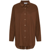 LULULIA Lululia Dame Skjorte LuVanessa 7178 Shirt Brown