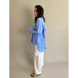 LULULIA Lululia Dame Skjorte LuVanessa 7178 Shirt Celeste