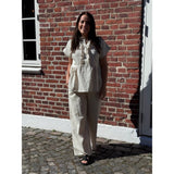 LULULIA Lululia Dame Top LUNoor 8254ALU Shirt Sabbia