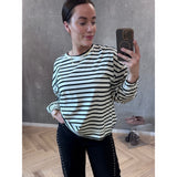 LULULIA Lululia Dame Bluse LuOlivia 58935LU LS Tee Black