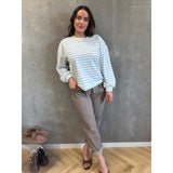 LULULIA Lululia Dame Bluse LuOlivia 58935LU LS Tee Celeste7