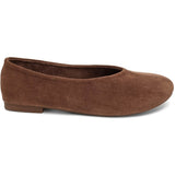 SHOES Luppa dame ballerina sko 9871 Shoes Brown