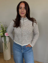 MARTA DU CHATEAU Marta Du Chateau Dame Cardigan MdcAnais 9586 Cardigan Beige