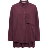 MARTA DU CHATEAU Marta Du Chateau Dame Skjorte MdcLisandra Shirt Bourgogne78003