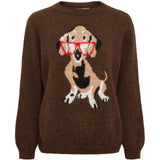 MARTA DU CHATEAU Marta Du Chateau Dame Strik MdcCoraline 9852 Knit Brown