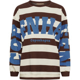 MARTA DU CHATEAU Marta Du Chateau Dame Sweatshirt MdcNerina Sweatshirt Choco/Jeans Blue