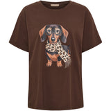 MARTA DU CHATEAU Marta Du Chateau Dame T-Shirt MDCINGE T-shirt Chocolate