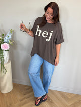 MARTA DU CHATEAU Marta Du Chateau Dame T-shirt MdcJunia T-shirt Moro/Offwhite