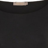 MARTA DU CHATEAU Marta Du Chateau dame bluse 11297 T-shirt long sleeves Black