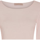 MARTA DU CHATEAU Marta Du Chateau dame bluse 11297 T-shirt long sleeves Cipria