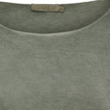 MARTA DU CHATEAU Marta Du Chateau dame bluse 11297 T-shirt long sleeves Military