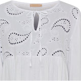 MARTA DU CHATEAU Marta Du Chateau dame bluse MdcCaterina 5616 Restudsalg White