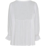 MARTA DU CHATEAU Marta Du Chateau dame bluse MdcCoco 6137 Restudsalg White