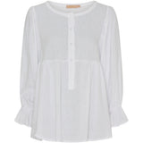 MARTA DU CHATEAU Marta Du Chateau dame bluse MdcCoco 6137 Restudsalg White