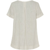 MARTA DU CHATEAU Marta Du Chateau dame bluse MdcNatalie Restudsalg Panna Beige 1752 Stripe