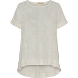 MARTA DU CHATEAU Marta Du Chateau dame bluse MdcNatalie Restudsalg Panna Beige 1752 Stripe