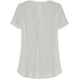 MARTA DU CHATEAU Marta Du Chateau dame bluse MdcNatalie Restudsalg Panna Grey Stripe