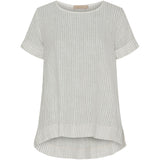 MARTA DU CHATEAU Marta Du Chateau dame bluse MdcNatalie Restudsalg Panna Grey Stripe
