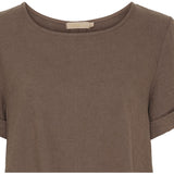 MARTA DU CHATEAU Marta Du Chateau dame bluse MdcNatalie 83893 Restudsalg Cold brown