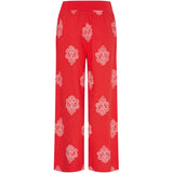 MARTA DU CHATEAU Marta Du Chateau dame bukser MdcAnette Restudsalg Red/WhitePrint