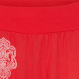 MARTA DU CHATEAU Marta Du Chateau dame bukser MdcAnette Restudsalg Red/WhitePrint