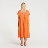 MARTA DU CHATEAU Marta Du Chateau dame kjole 93666 Restudsalg Arancio