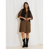 MARTA DU CHATEAU Marta Du Chateau dame kjole MdcEllie 5879 Restudsalg Camel/Black