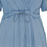 MARTA DU CHATEAU Marta Du Chateau dame kjole MdcNorma Restudsalg Light Blue Beige