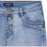 MARTA DU CHATEAU Marta Du Chateau dame shorts MdcSelena Shorts Denim