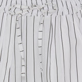 MARTA DU CHATEAU Marta Du Chateau dame shorts MdcZita Shorts White/Black Stripe