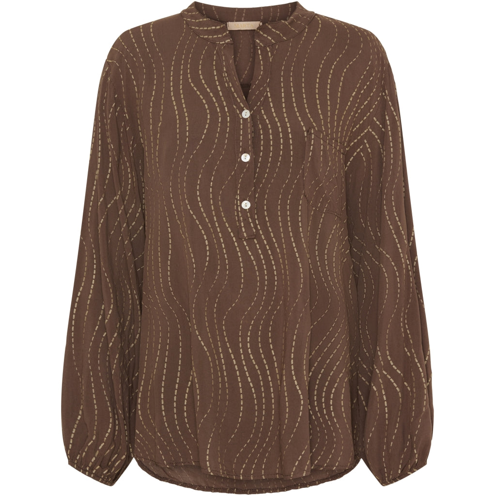 Marta du chateau dam blus 8500 - Black/gold main image 1