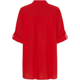 MARTA DU CHATEAU Marta Du Chateau dame skjorte MdcMargherita Restudsalg Poppy Red 596