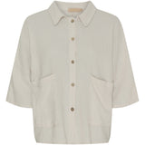 MARTA DU CHATEAU Marta Du Chateau dame skjorte MdcMinna Shirt Sabbia