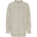 MARTA DU CHATEAU Marta Du Chateau dame skjorte MdcRiley Shirt Beige