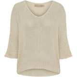 MARTA DU CHATEAU Marta Du Chateau dame strik 7010 Knit Cream103