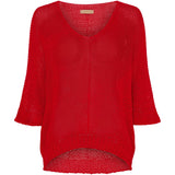 MARTA DU CHATEAU Marta Du Chateau dame strik 7010 Knit Rosso116