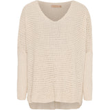 MARTA DU CHATEAU Marta Du Chateau dame strik MdcMille 18236 Restudsalg Beige