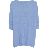 MARTA DU CHATEAU Marta Du Chateau dame strik MdcMille 18236 Restudsalg Skyblue