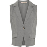 MARTA DU CHATEAU Marta Du Chateau dame vest MdcFilippa 6541 Vest Grey