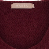 MARTA DU CHATEAU Marta Du Chateau dame vest MdcMarlene 5114 Vest Bordeaux