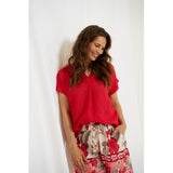 MARTA DU CHATEAU Marta du Chatau dame bluse MdcBellissima 86520 Blouse Inferno91310