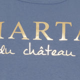MARTA DU CHATEAU Marta du Chateau Dame T-shirt MT002 T-shirt Denim Blue