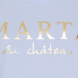 MARTA DU CHATEAU Marta du Chateau Dame T-shirt MT002 T-shirt Light blue