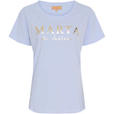 MARTA DU CHATEAU Marta du Chateau Dame T-shirt MT002 T-shirt Light blue