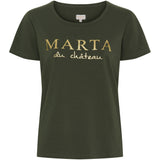 MARTA DU CHATEAU Marta du Chateau Dame T-shirt MT002 T-shirt Military