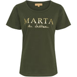 MARTA DU CHATEAU Marta du Chateau Dame T-shirt MT002 T-shirt Military